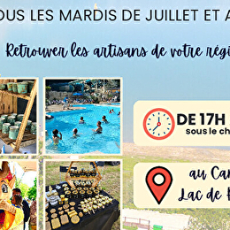Marché de producteurs et d'artisans- Camping du lac de Panthier - VANDENESSE-EN-AUXOIS