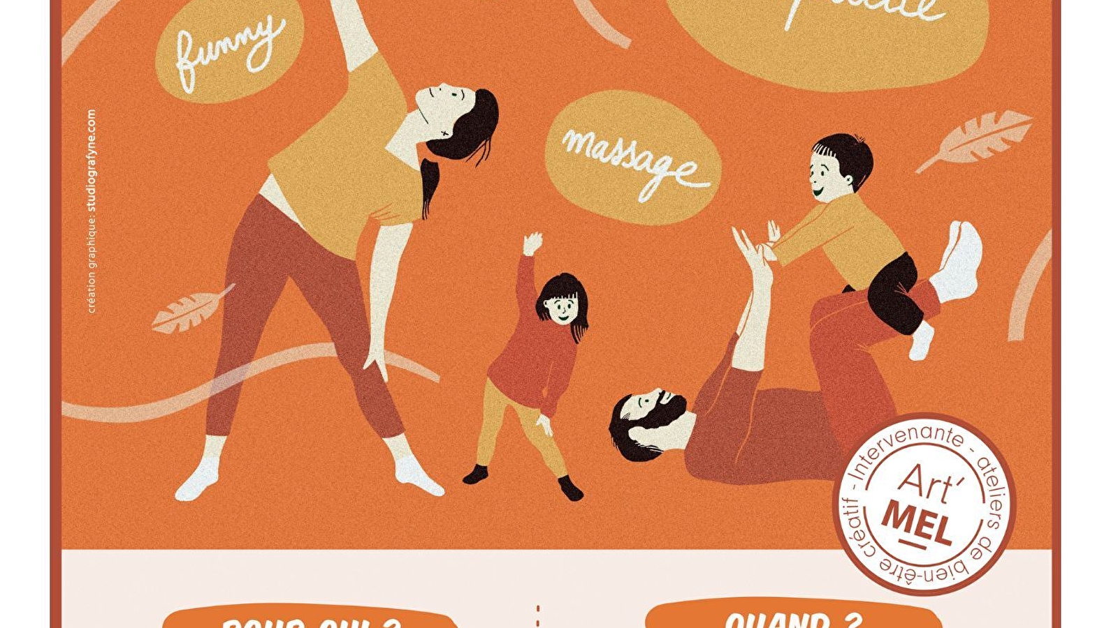 Atelier YOGA RELAX 2-4 ans - Duo parent/enfant