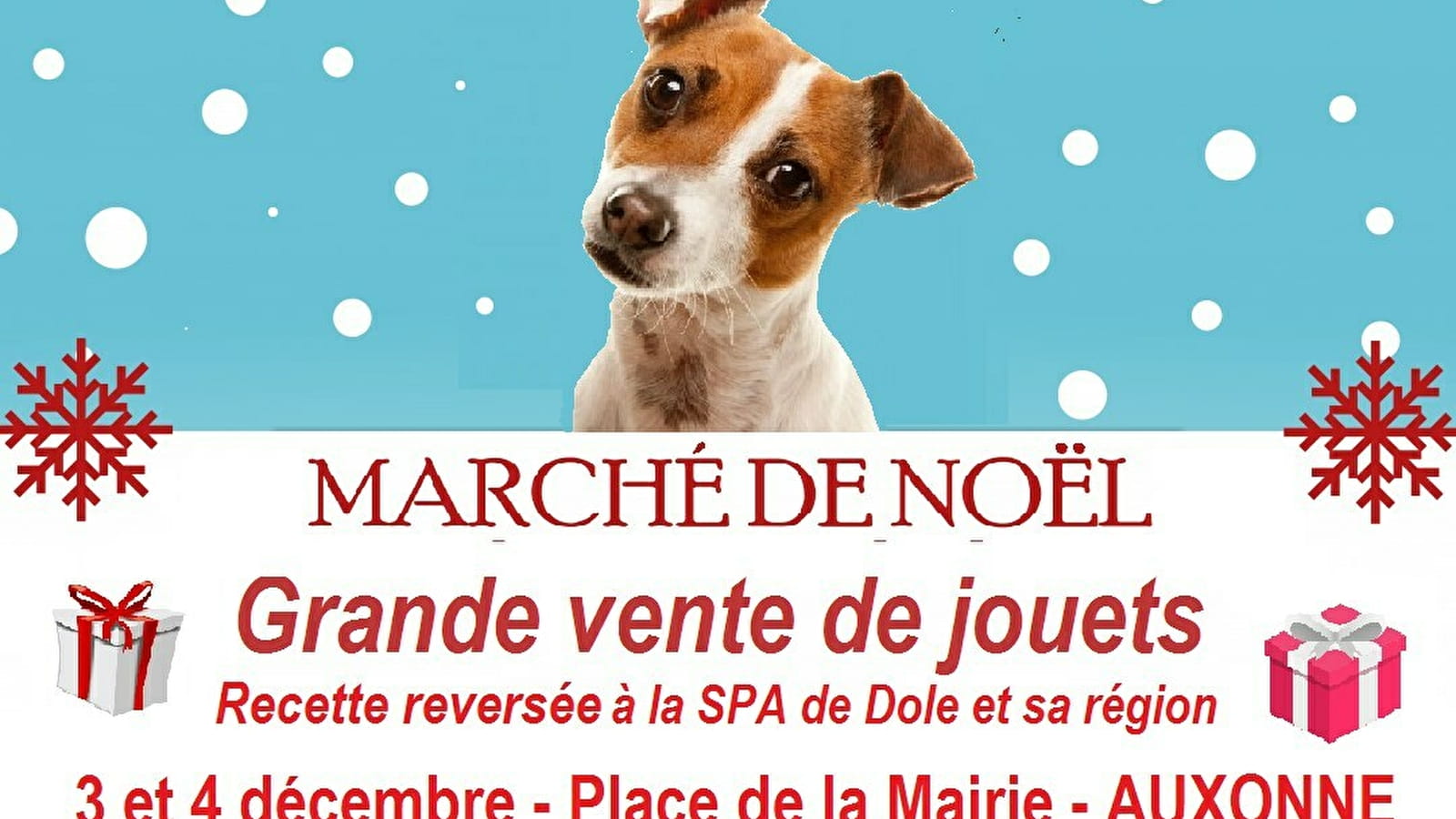 Marché de Noël au profit SPA39