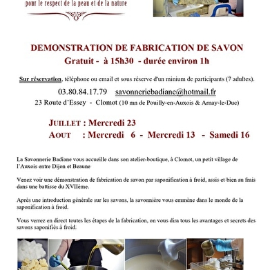 DEMONSTRATION DE FABRICATION DE SAVON