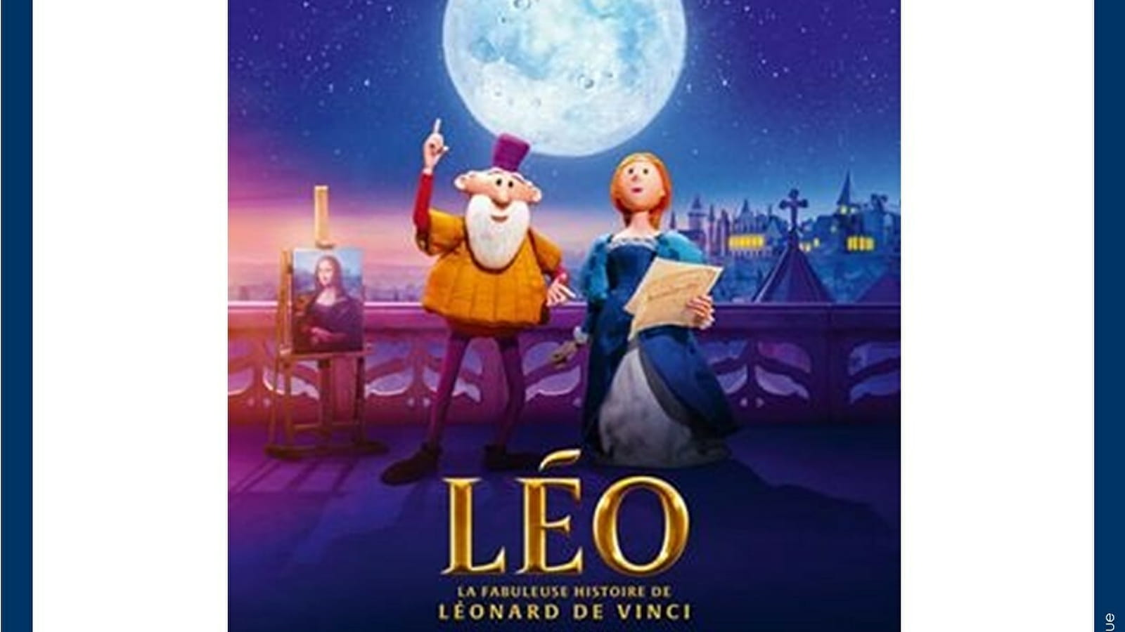 Séance cinéma 'Léo, la fabuleuse histoire de Léonard de Vinci'