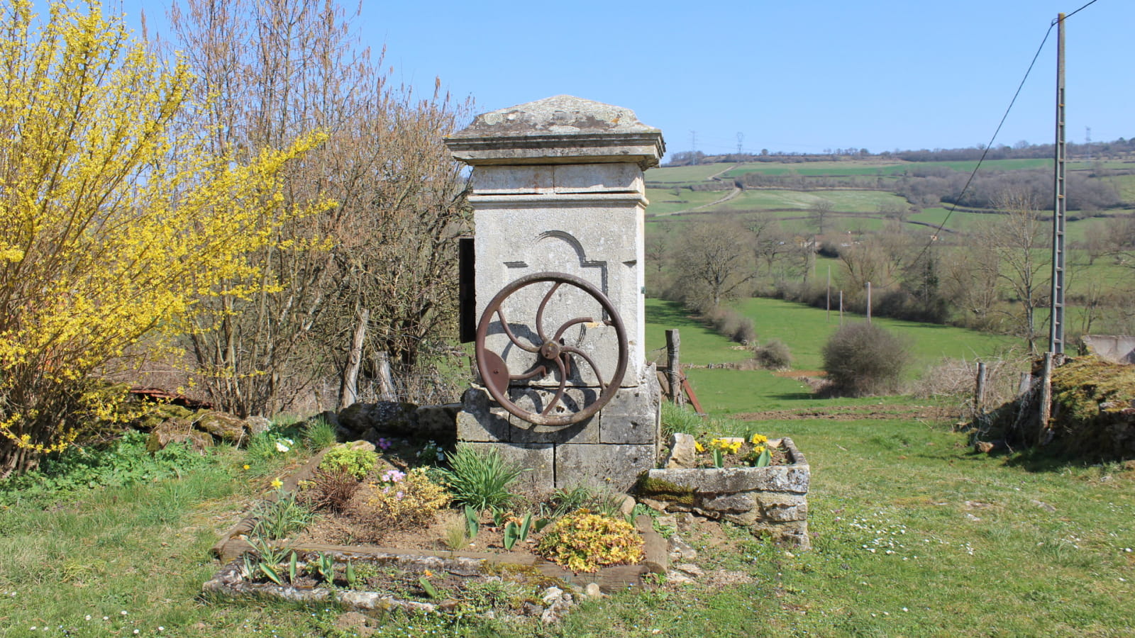 Fontaine à manivelle 