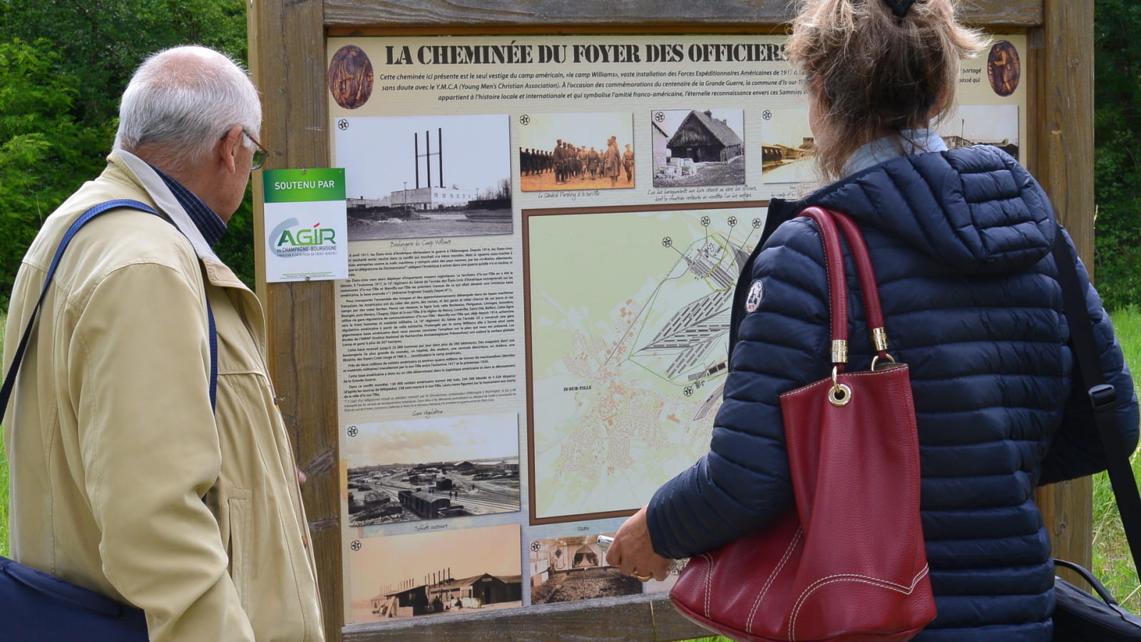 Visite du Camp américain
