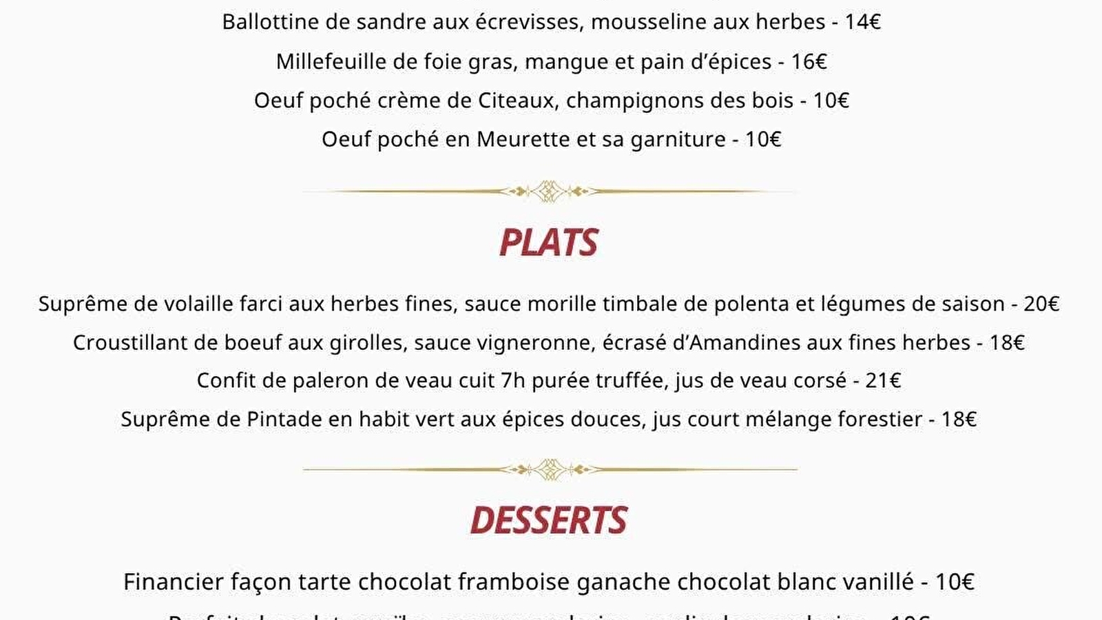 Fêtes de fin d'année 2025 - Citron Vert traiteur