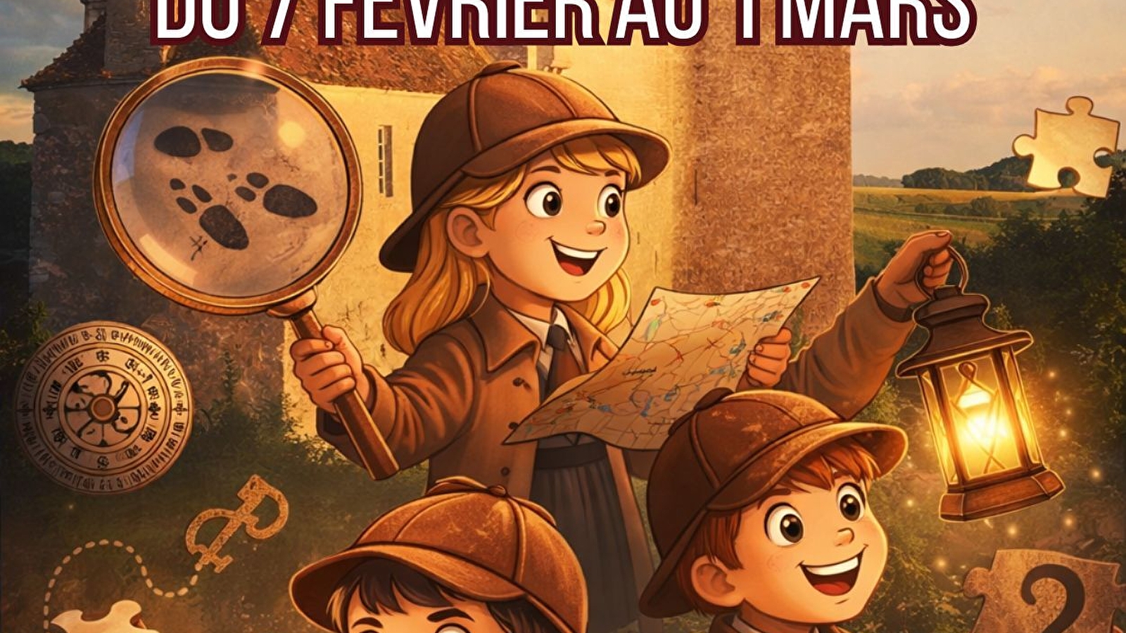 Enquête enfant 'Qui a volé l'armure du chevalier ?'