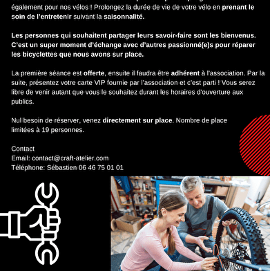 Repair café spécial VÉLO