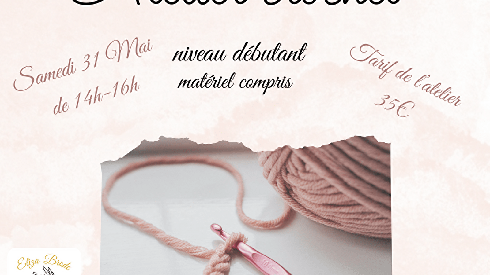 Atelier crochet débutant- Pouilly en Auxois
