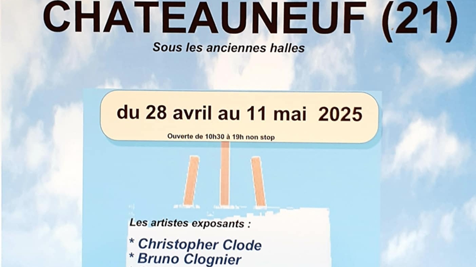 Exposition de peintures et sculptures- Châteauneuf
