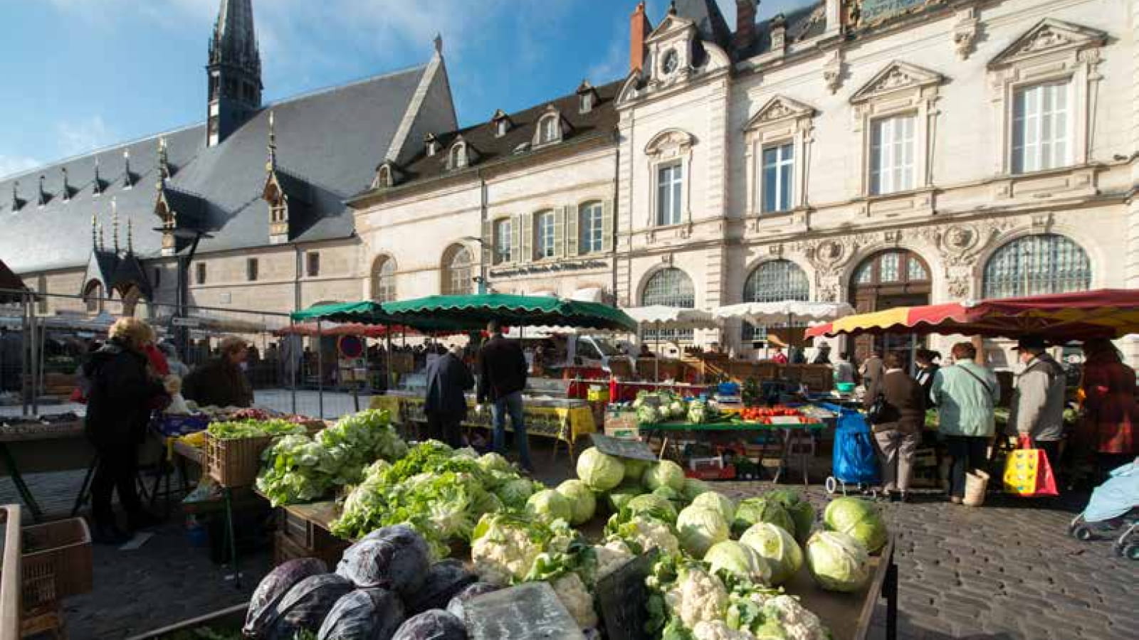 Beaune - Visite du marché