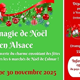 Voyage au marché de Noël de Colmar - VENAREY-LES-LAUMES