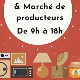 Vide-greniers, marché de Producteurs et artisans - SAINTE-COLOMBE-EN-AUXOIS