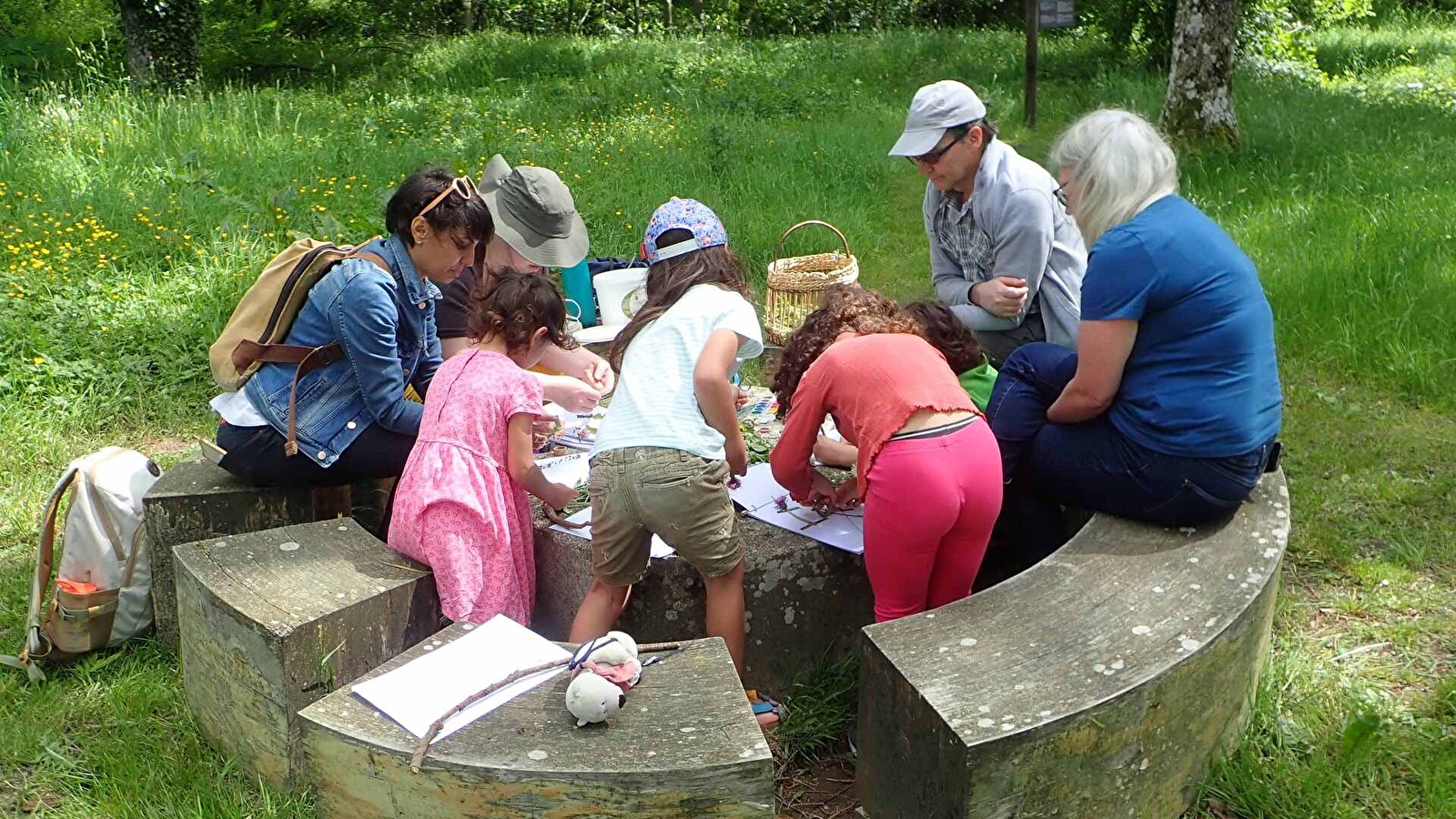 Balade créative des petits botanistes