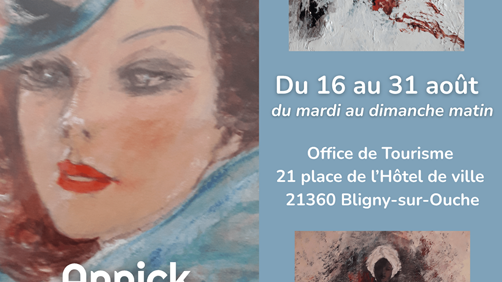Exposition de peintures - Annick Vouillon- Bligny sur Ouche