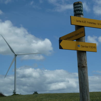 Visite guidée du parc éolien du Pays de Saint-Seine