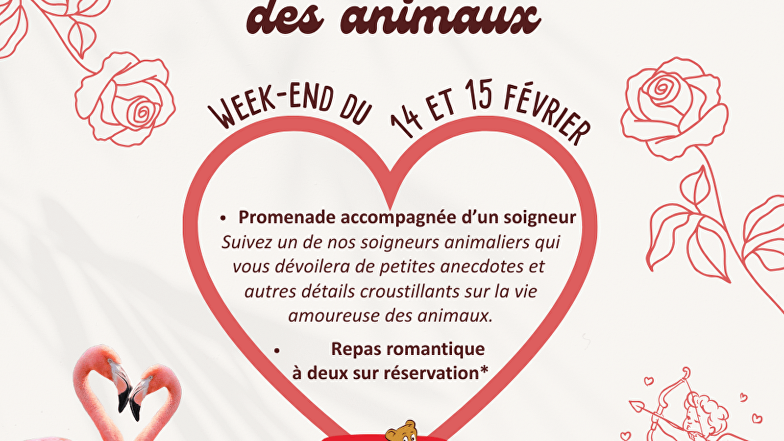 Saint Valentin des animaux et des amoureux des animaux
