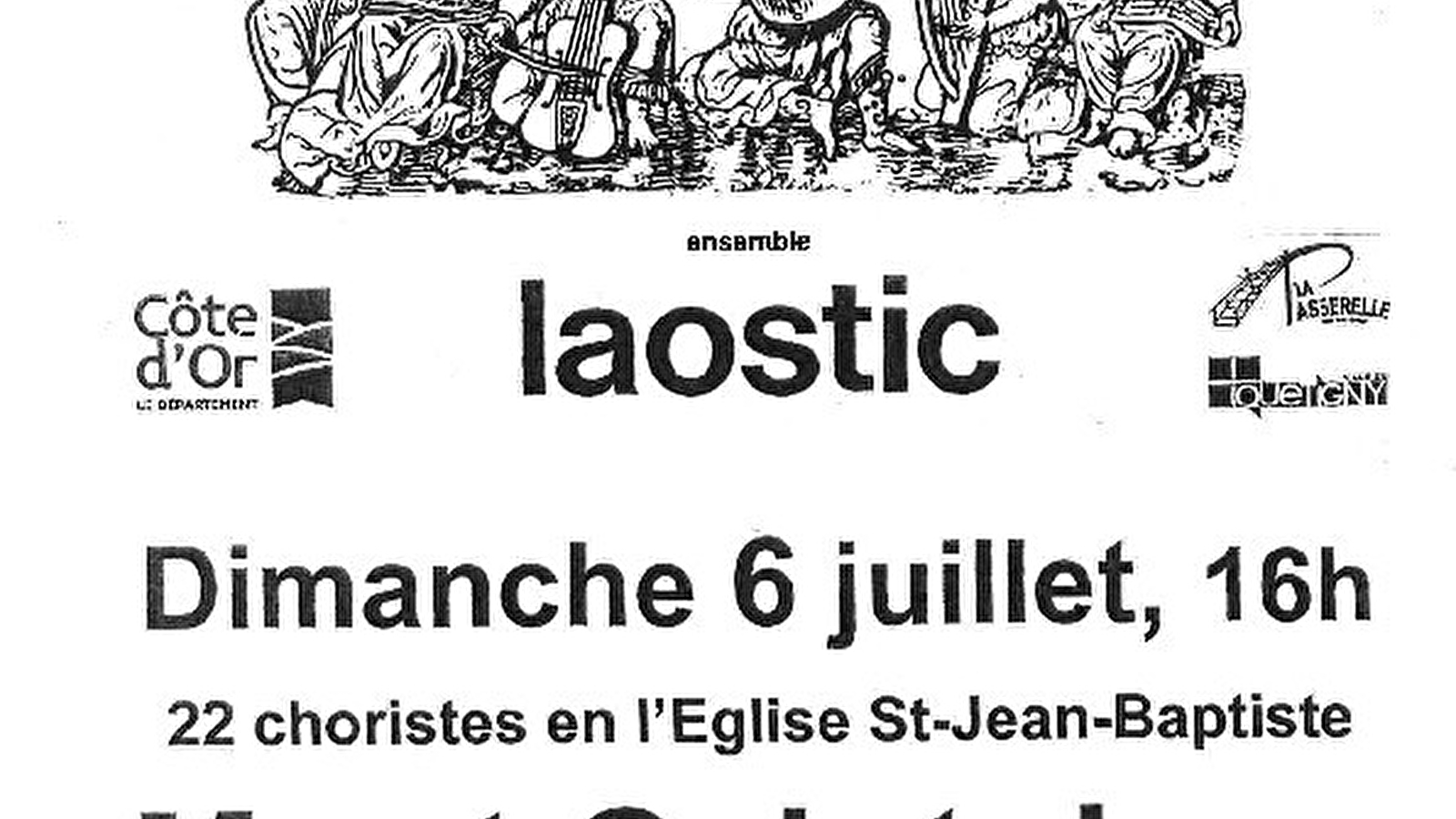 Concert de musique  ancienne vocale à  l'église- Mont st Jean