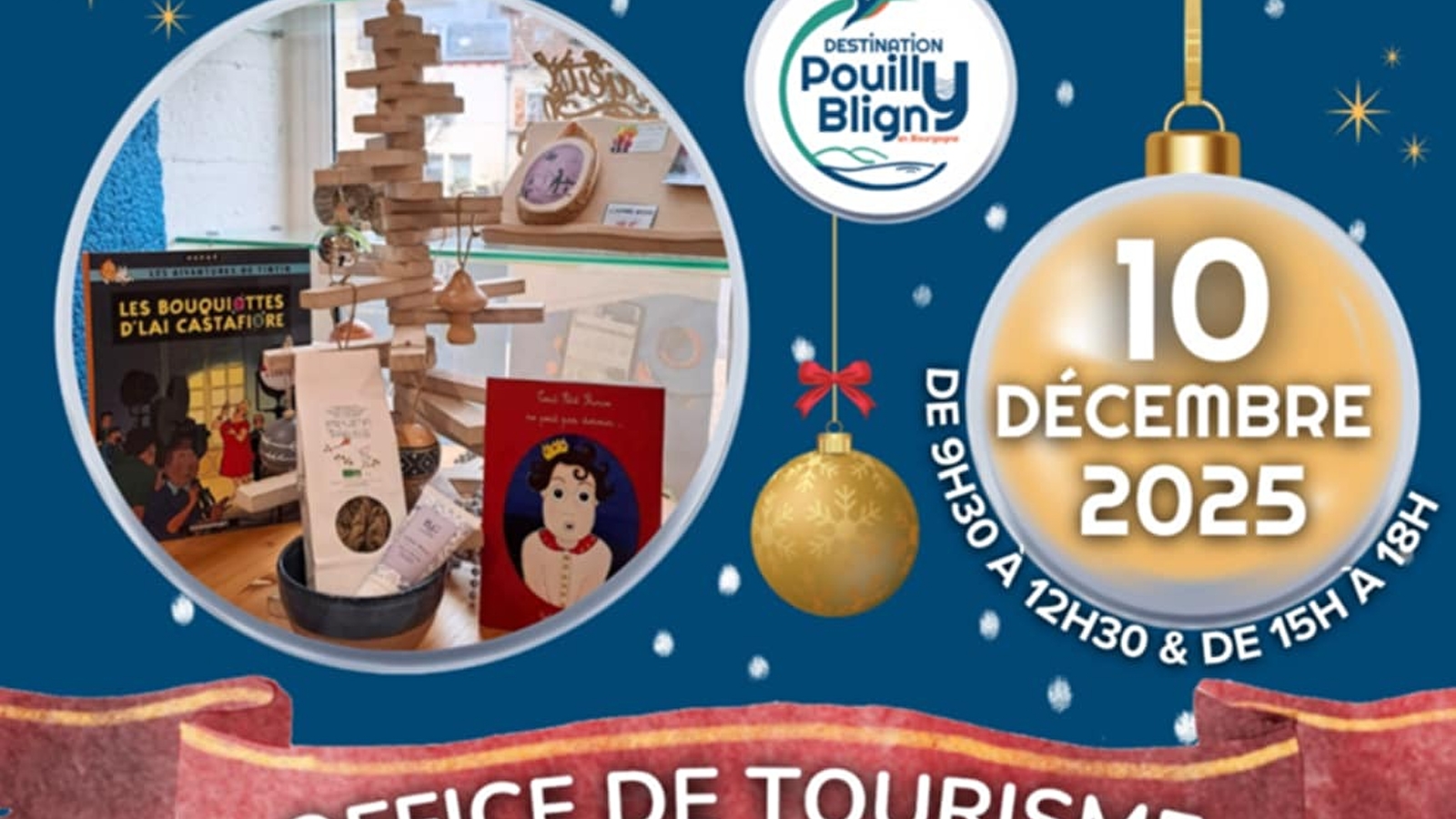 Ouverture exceptionnelle  de l'office de tourisme de Bligny sur Ouche et séance de dédicace 'Tout petit Prince ne veut pas dormir'pour vos cadeaux de fêtes !!