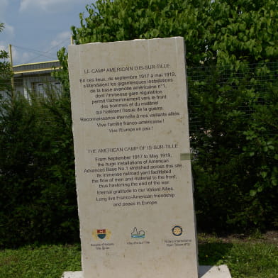 Visite du camp américain