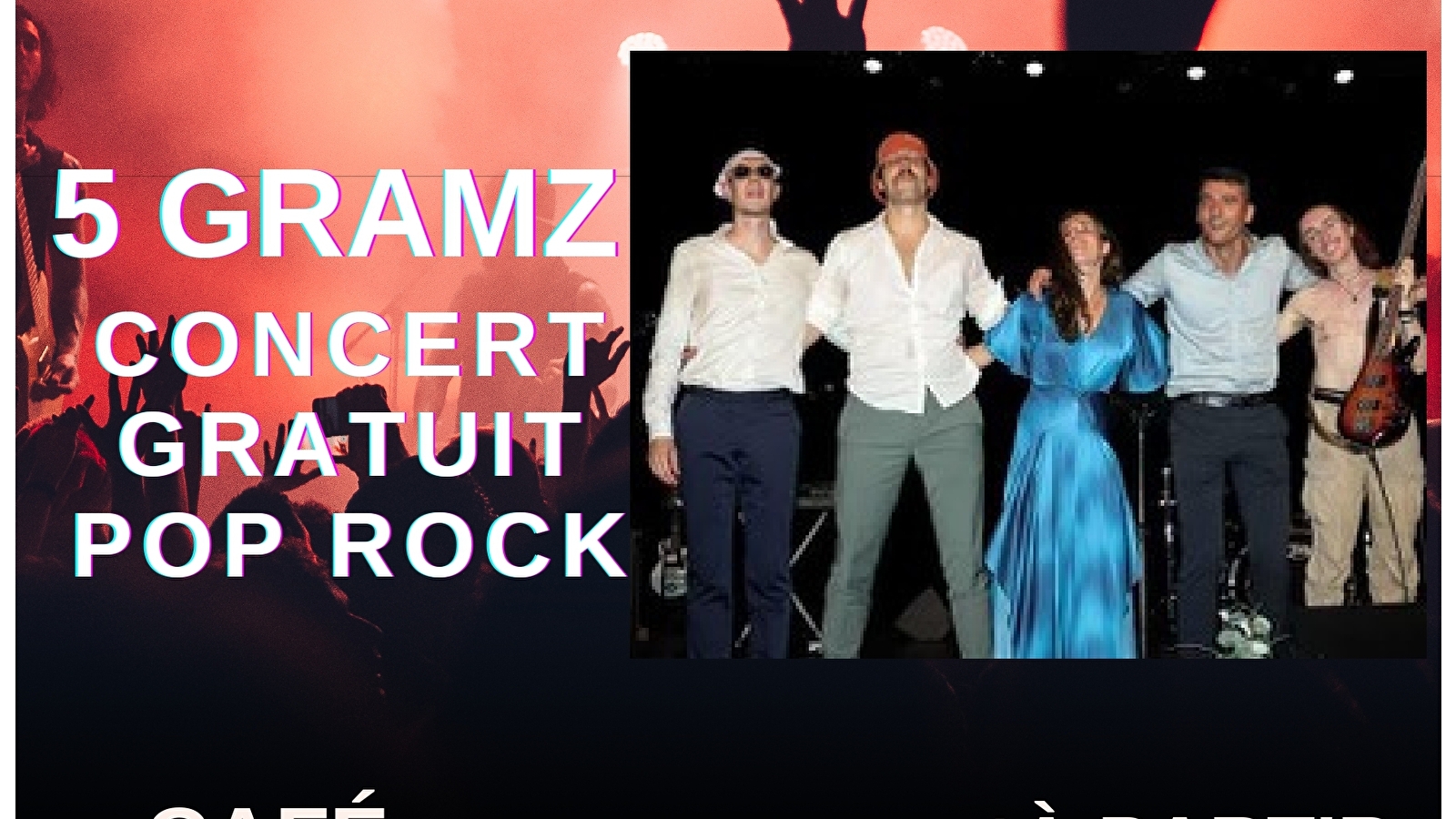 Repas et Concert au profit d'Octobre Rose
