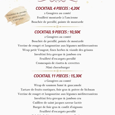 Fêtes de fin d'année 2025 - Citron Vert traiteur