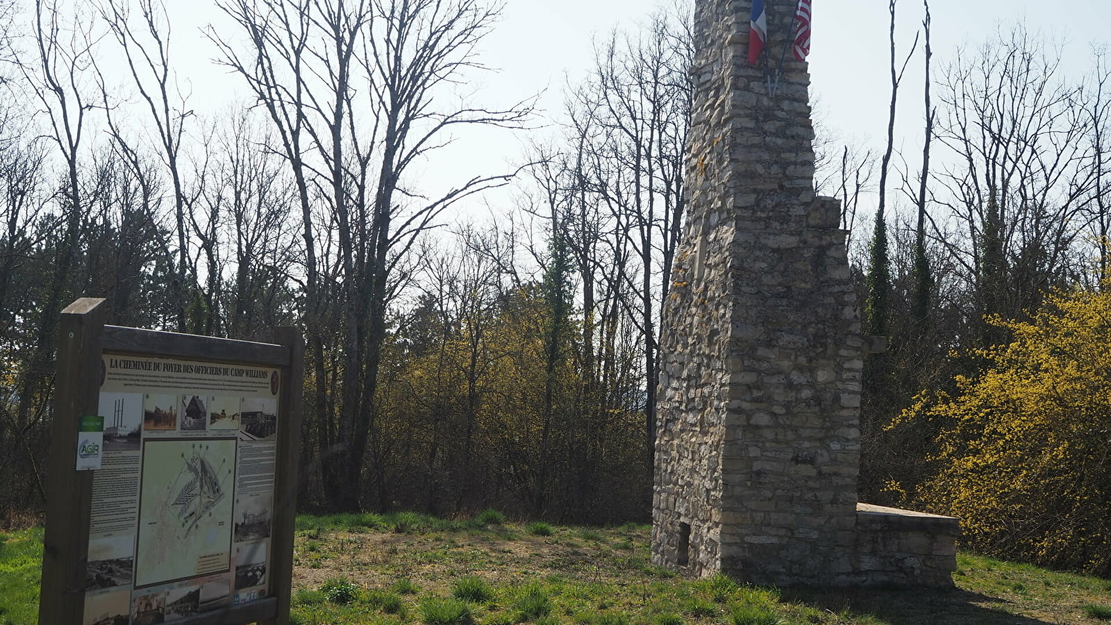 Visite du camp américain