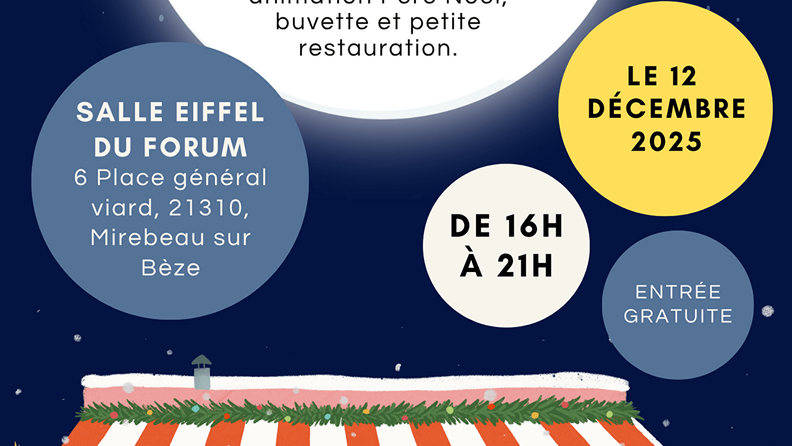 Marché de Noël Mirebellois et Fontenois