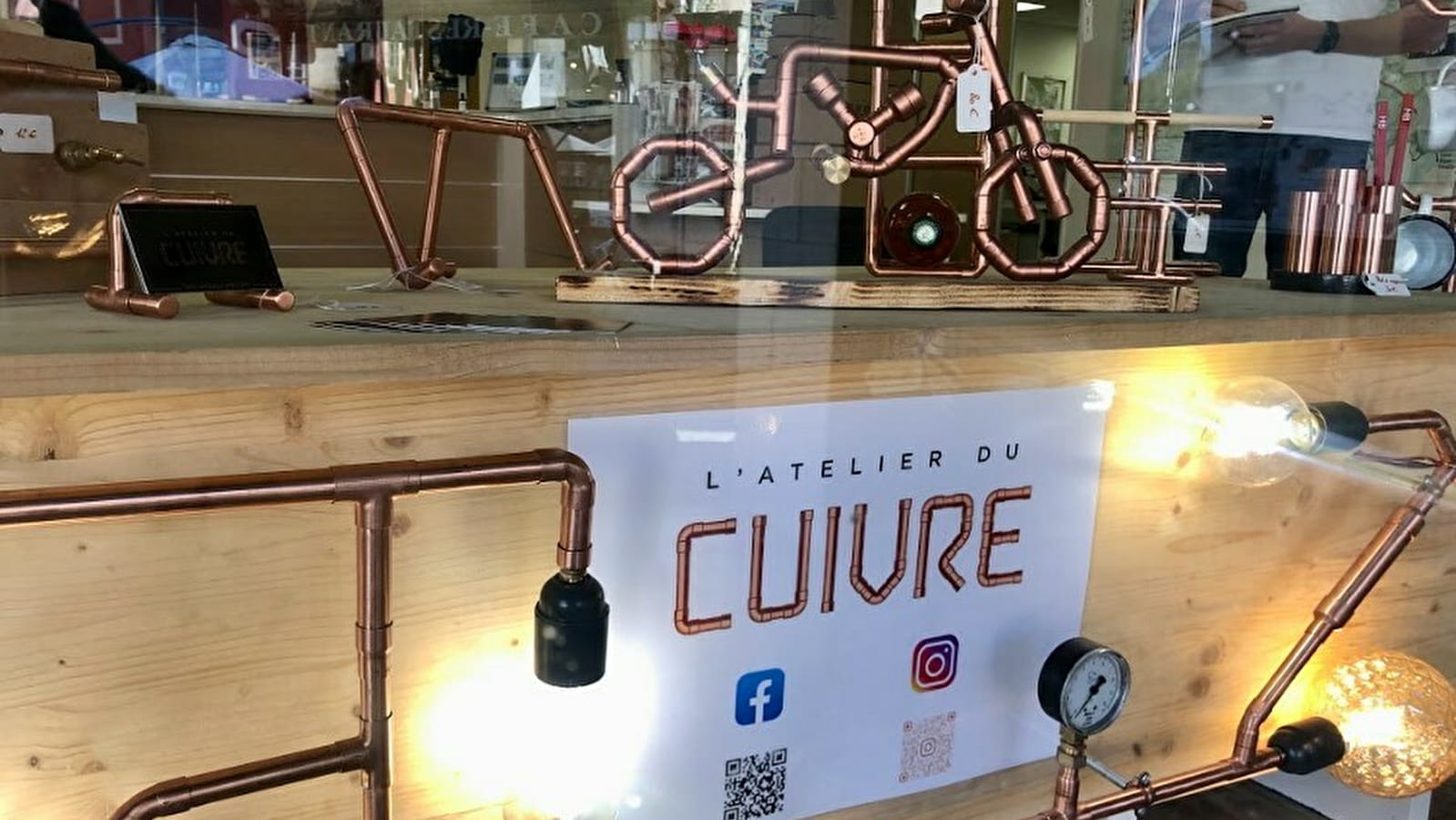 L'Atelier du cuivre expose à l'Office de Tourisme