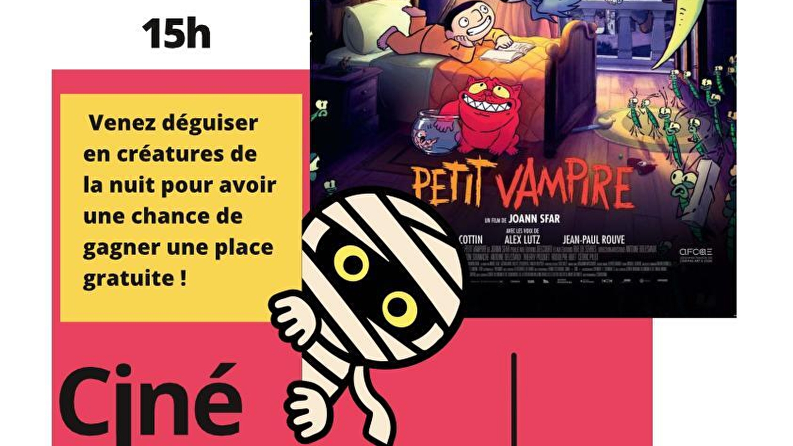 Ciné Vacances -'Petit vampire'- Pouilly en Auxois