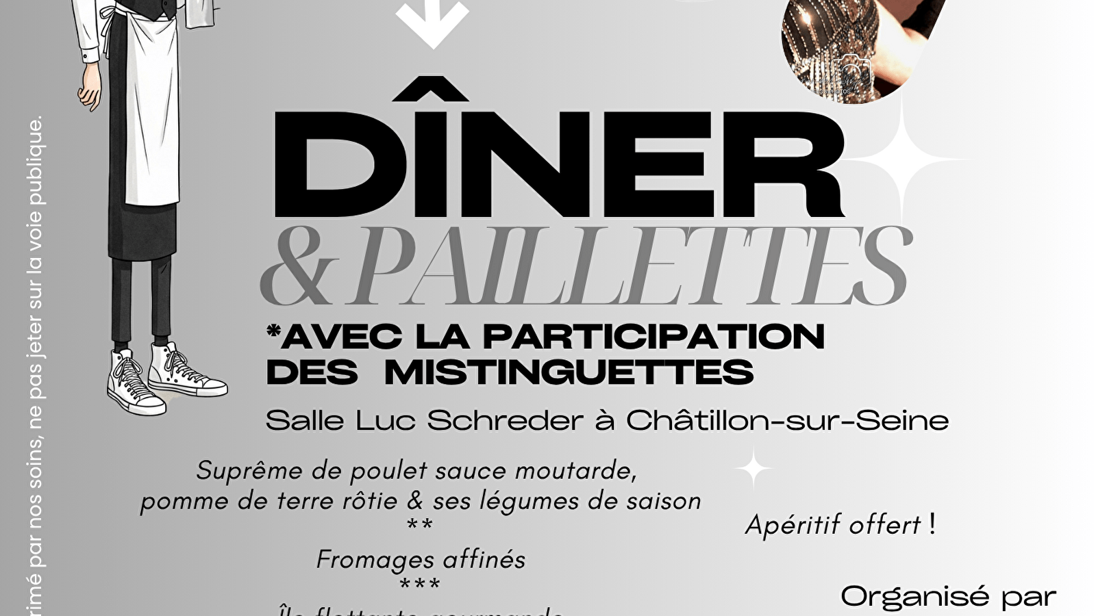 Dîner & Paillettes avec Les Mistinguettes