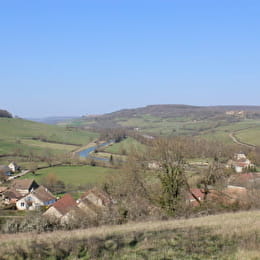 Point de vue sur les hauteurs de Crugey - CRUGEY