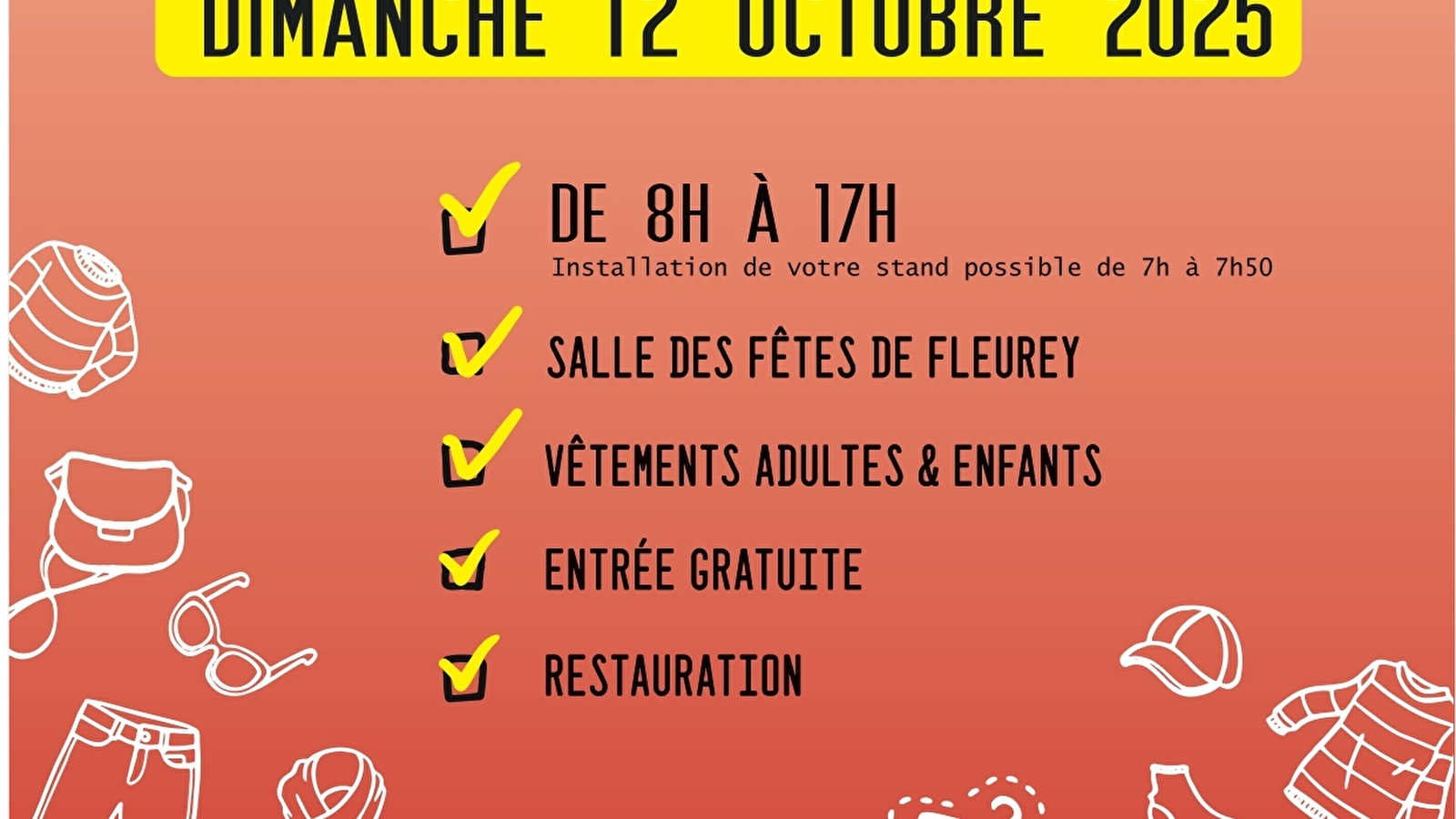 Bourse aux vêtements & aux jouets