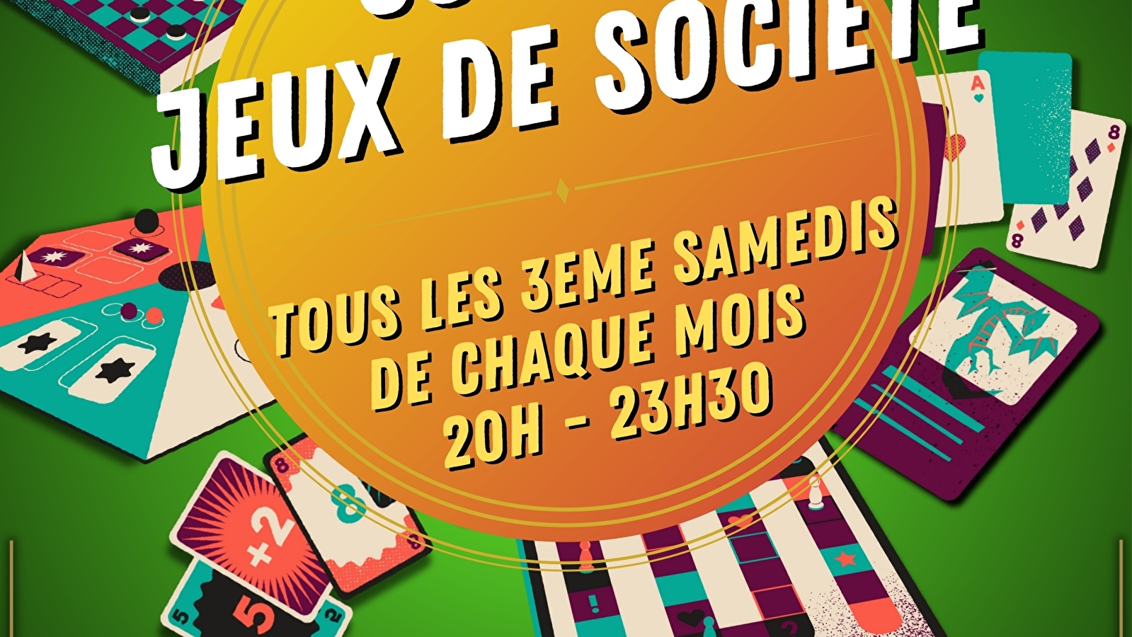 Soirée jeux de société