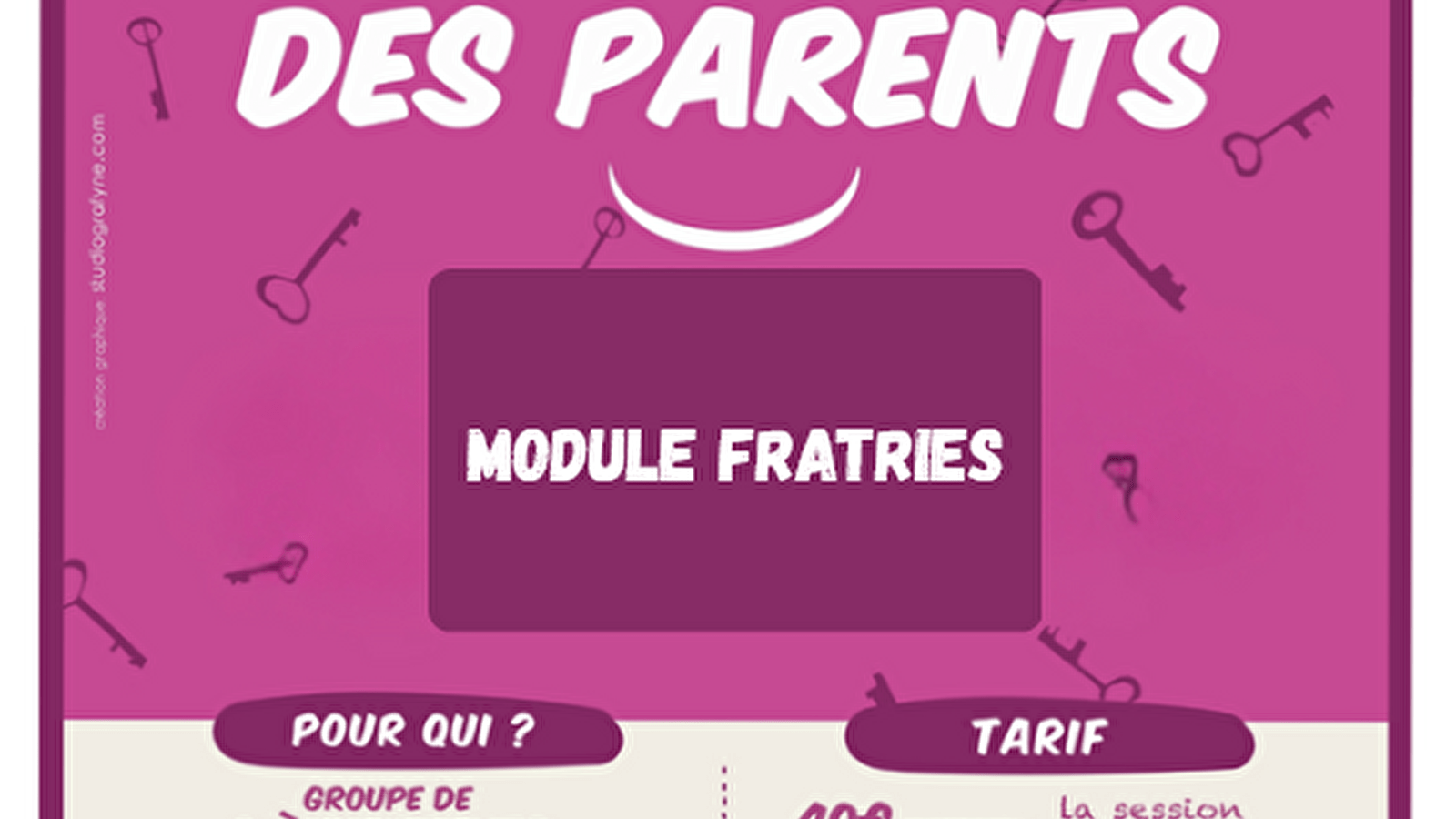 Atelier des parents 'Jalousies et rivalités entre frères et soeurs'