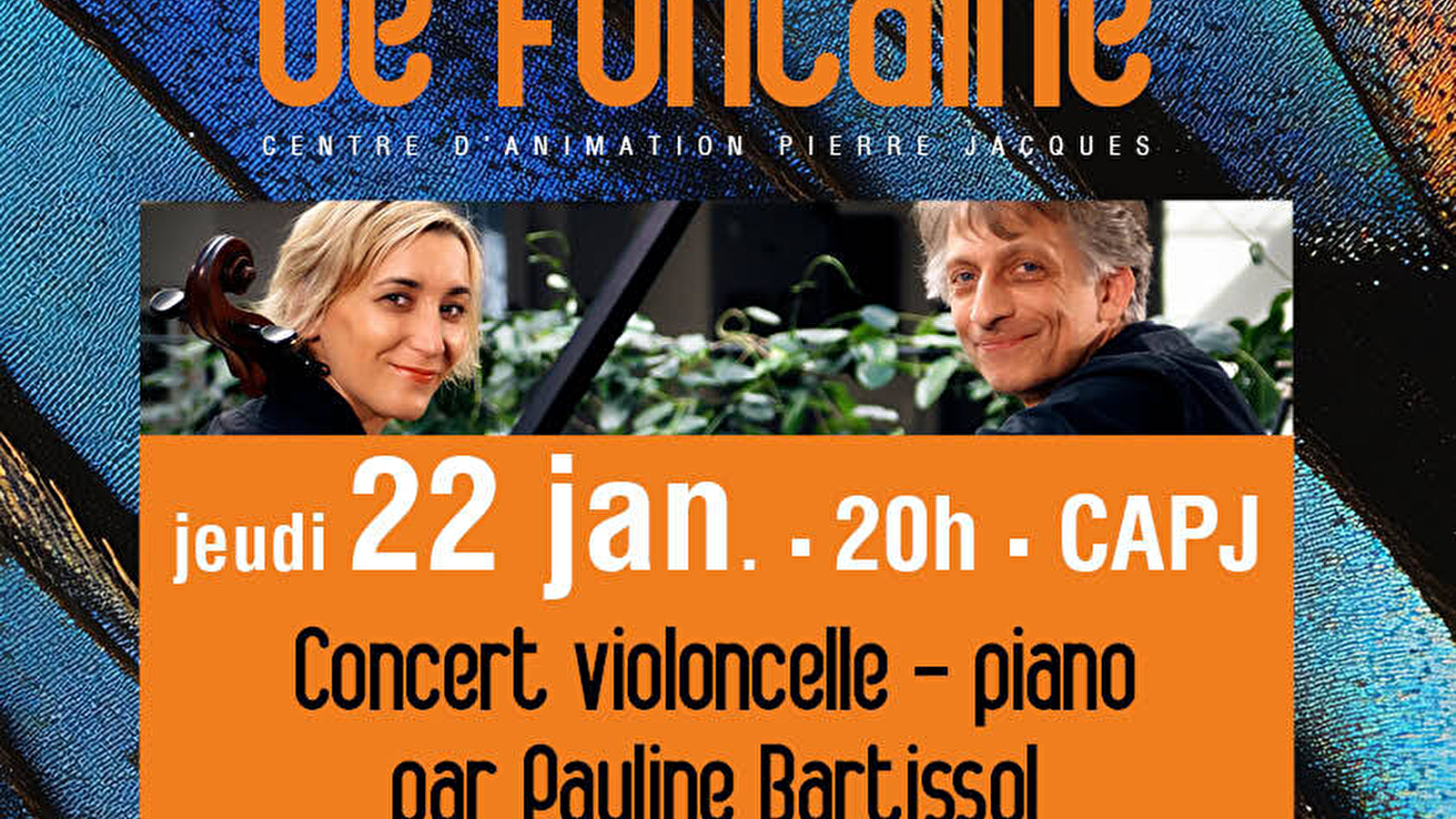 Musicales de Fontaine ' duo piano - violoncelle '
