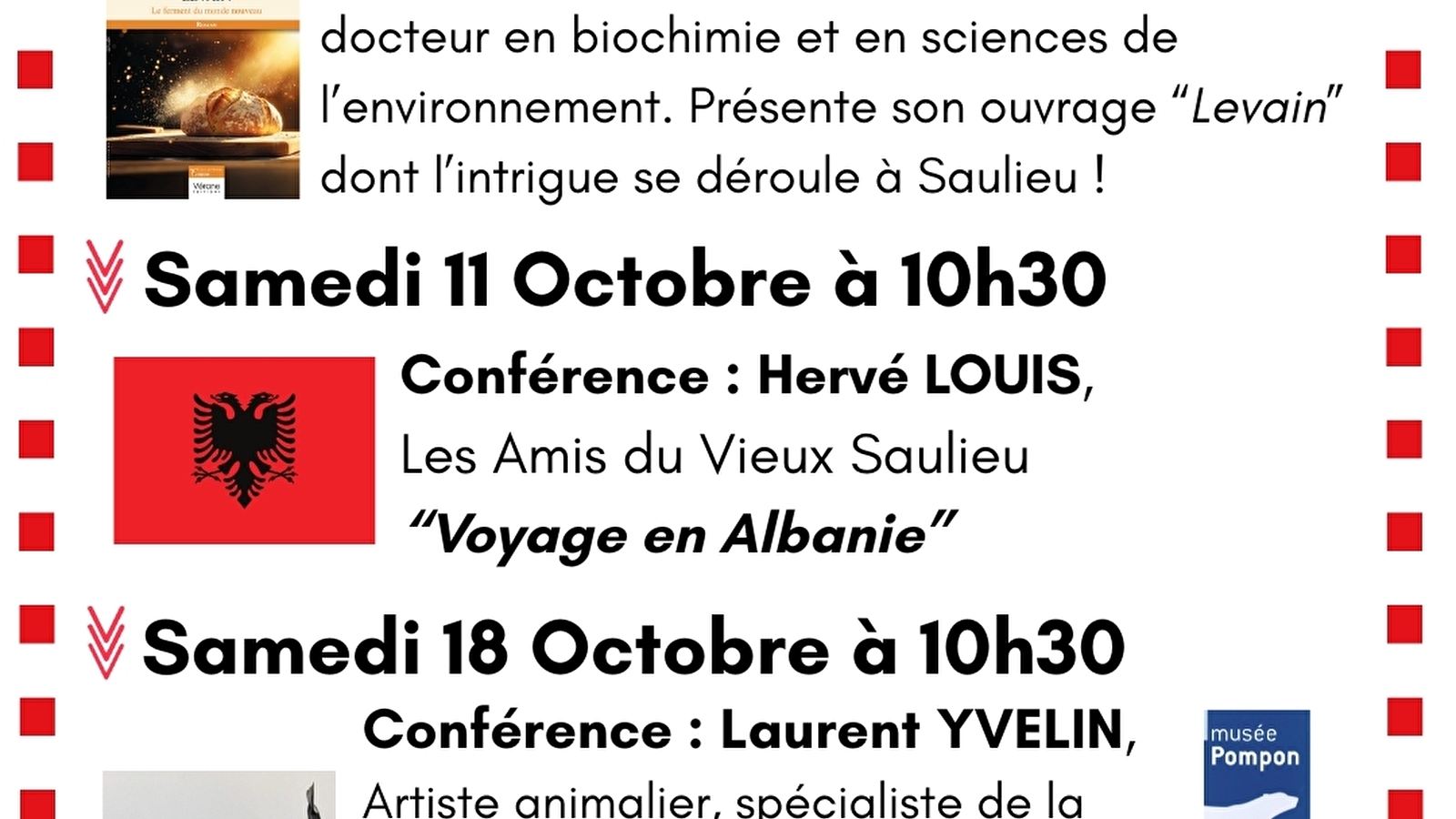 Programme d'animation Octobre Micro-Folie Saulieu