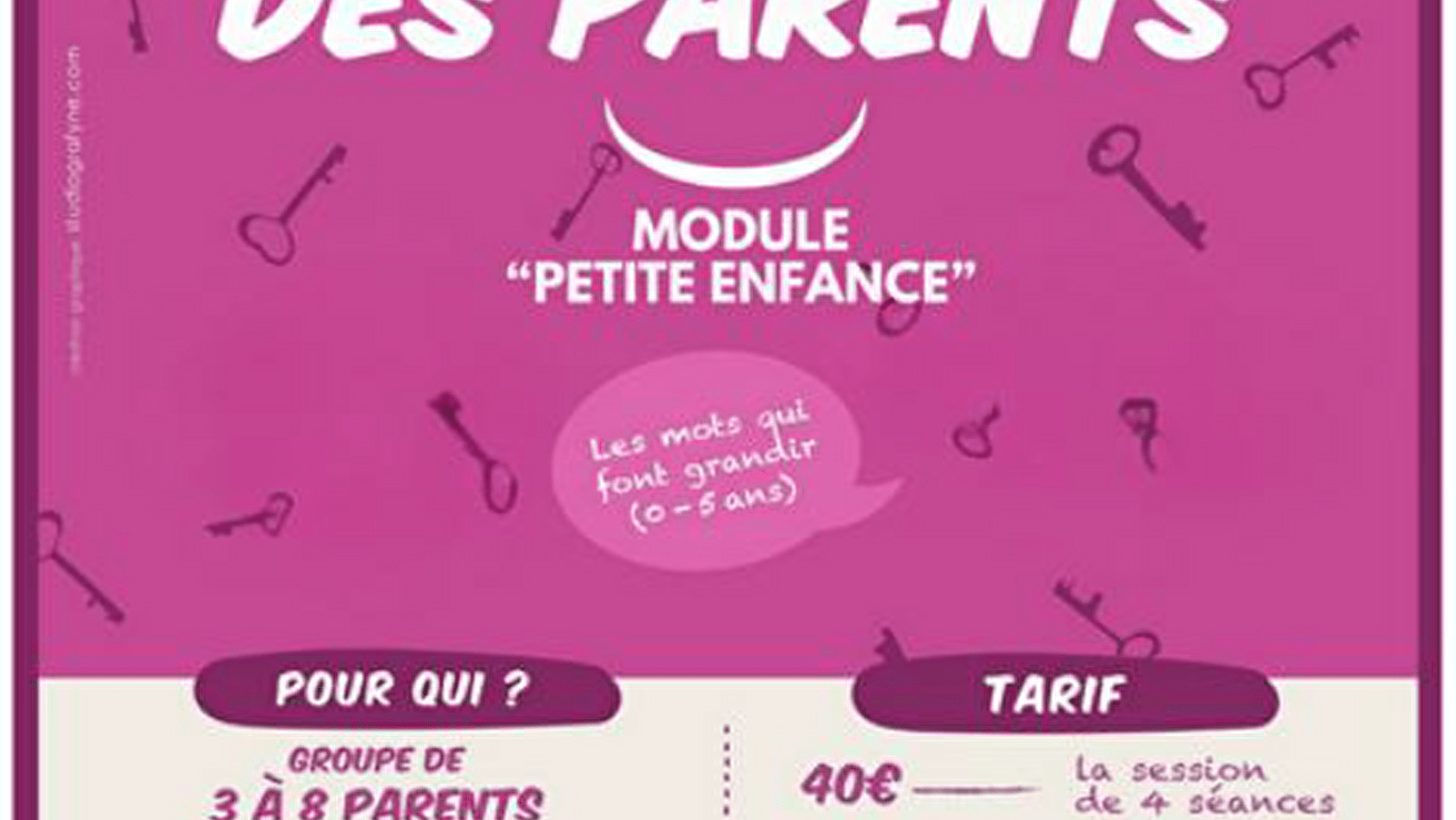 Atelier des parents « Les mots qui font grandir »