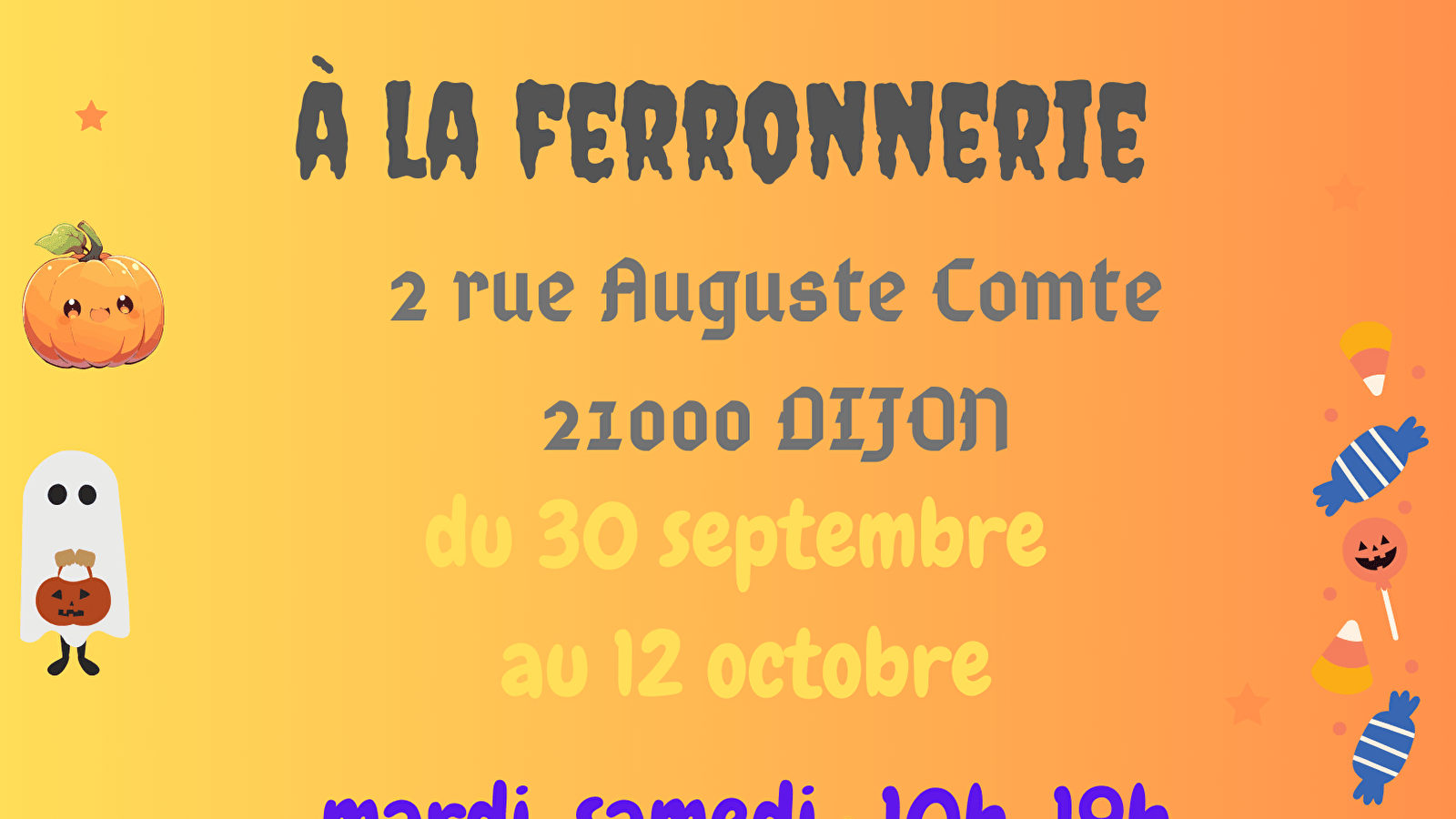Les Art’iZans Locaux de l’automne : marché artisanal 