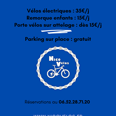 Location de vélos - Nico Vélos - Canal de Bourgogne