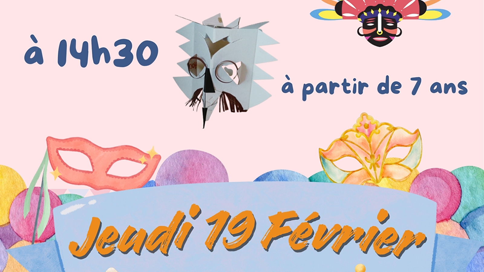 Atelier 'Fabrique ton masque' 