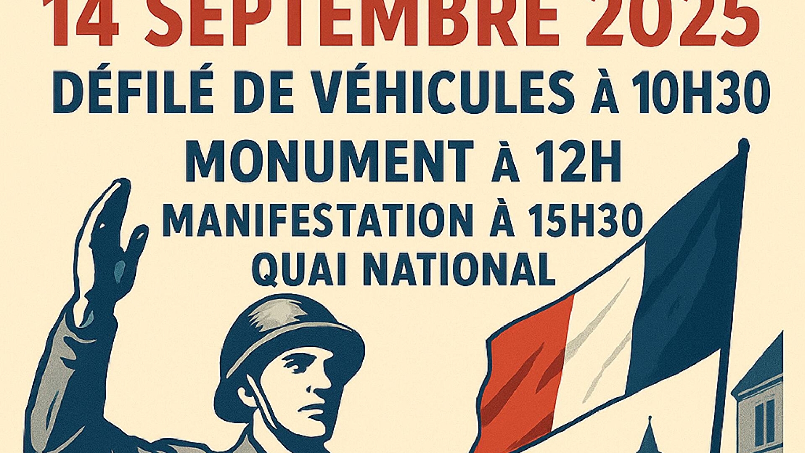 Commémoration de la libération de la ville