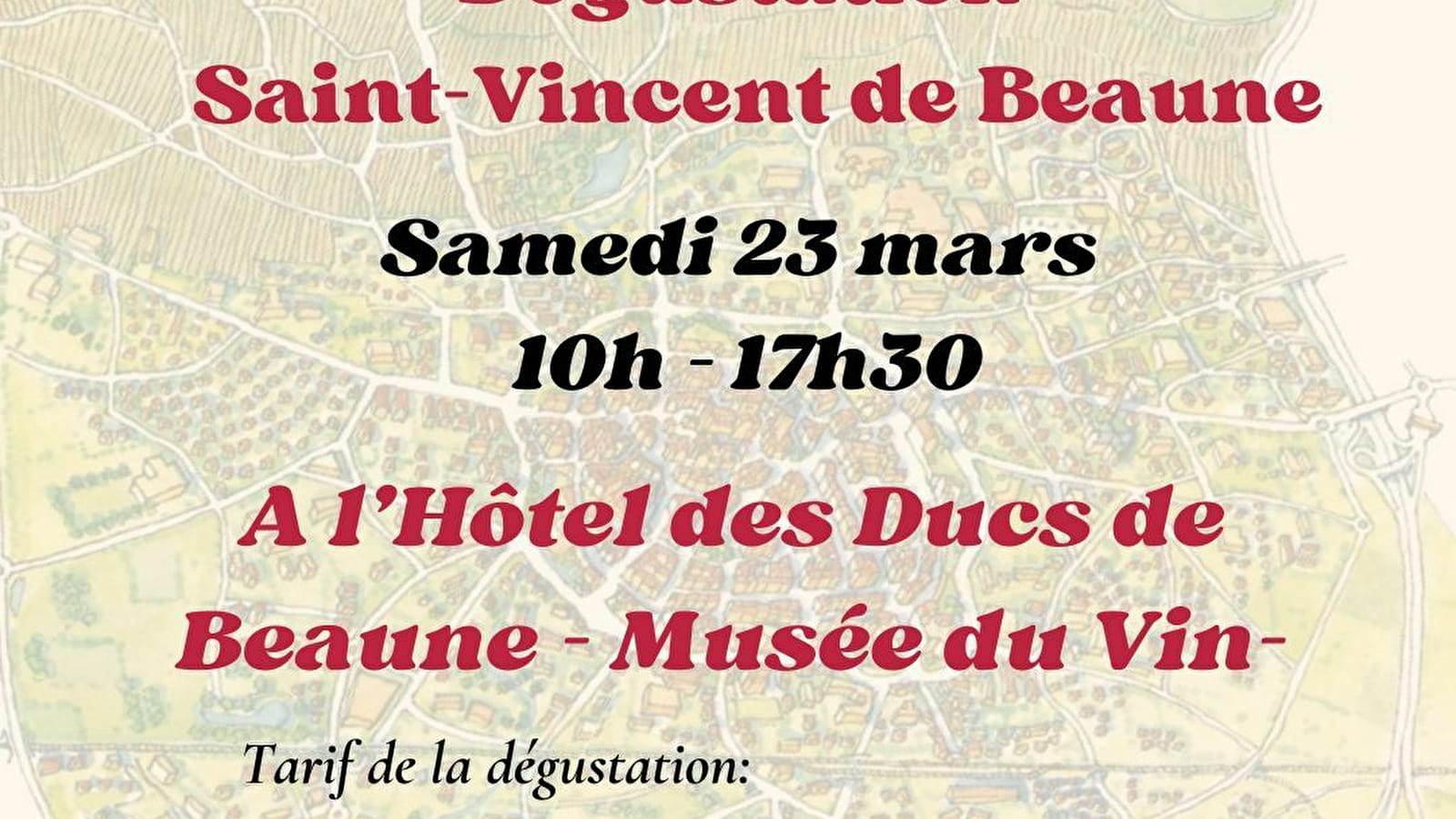 Dégustation de la Saint-Vincent de Beaune