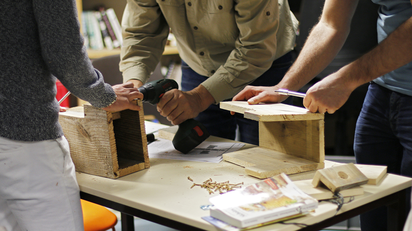 Atelier nichoir oiseaux cavernicoles