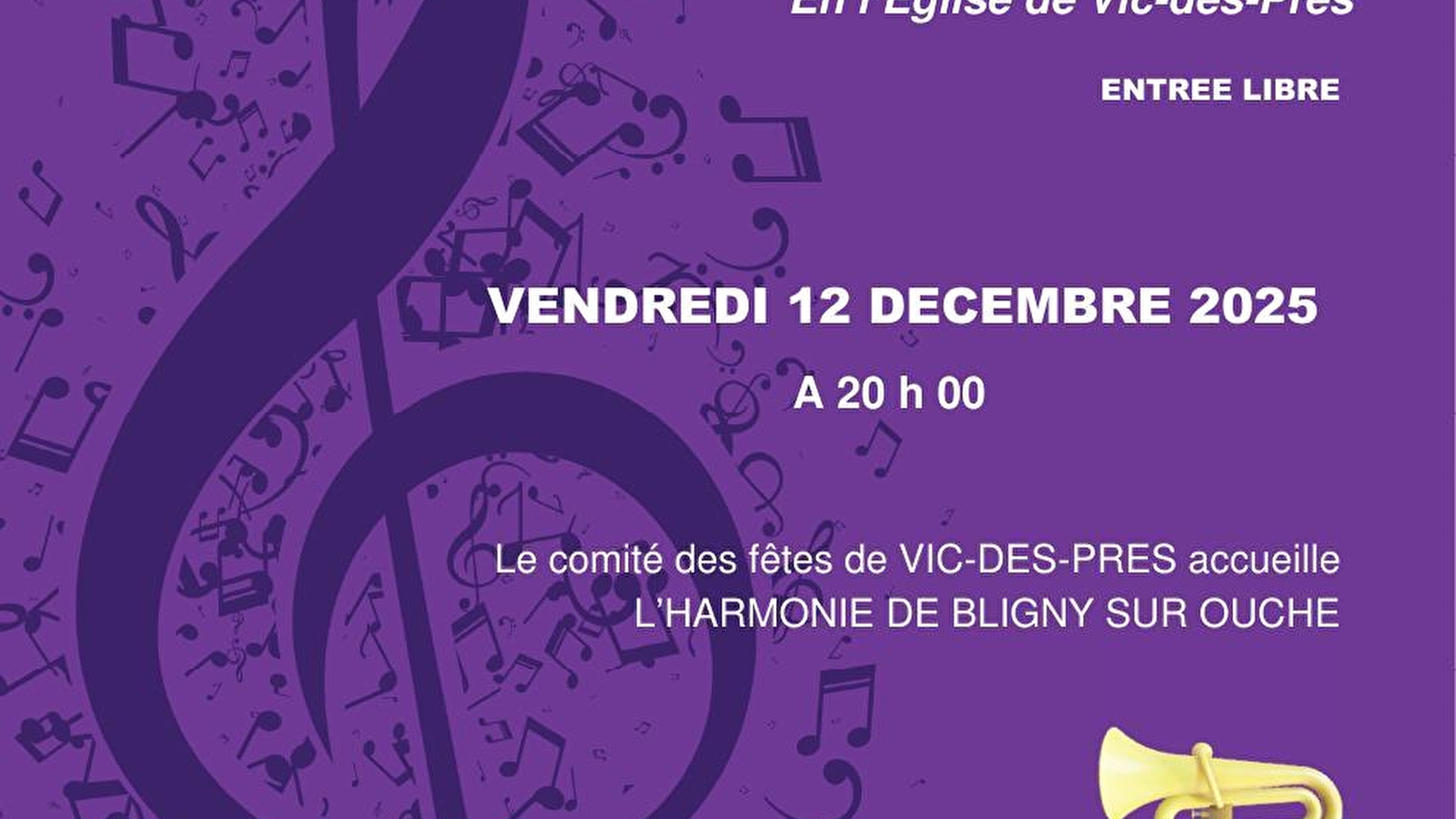Concert de Noël- Vic des Prés