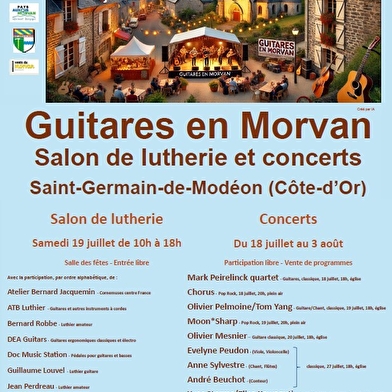Festival Guitares en Morvan - Salon de lutherie et concerts