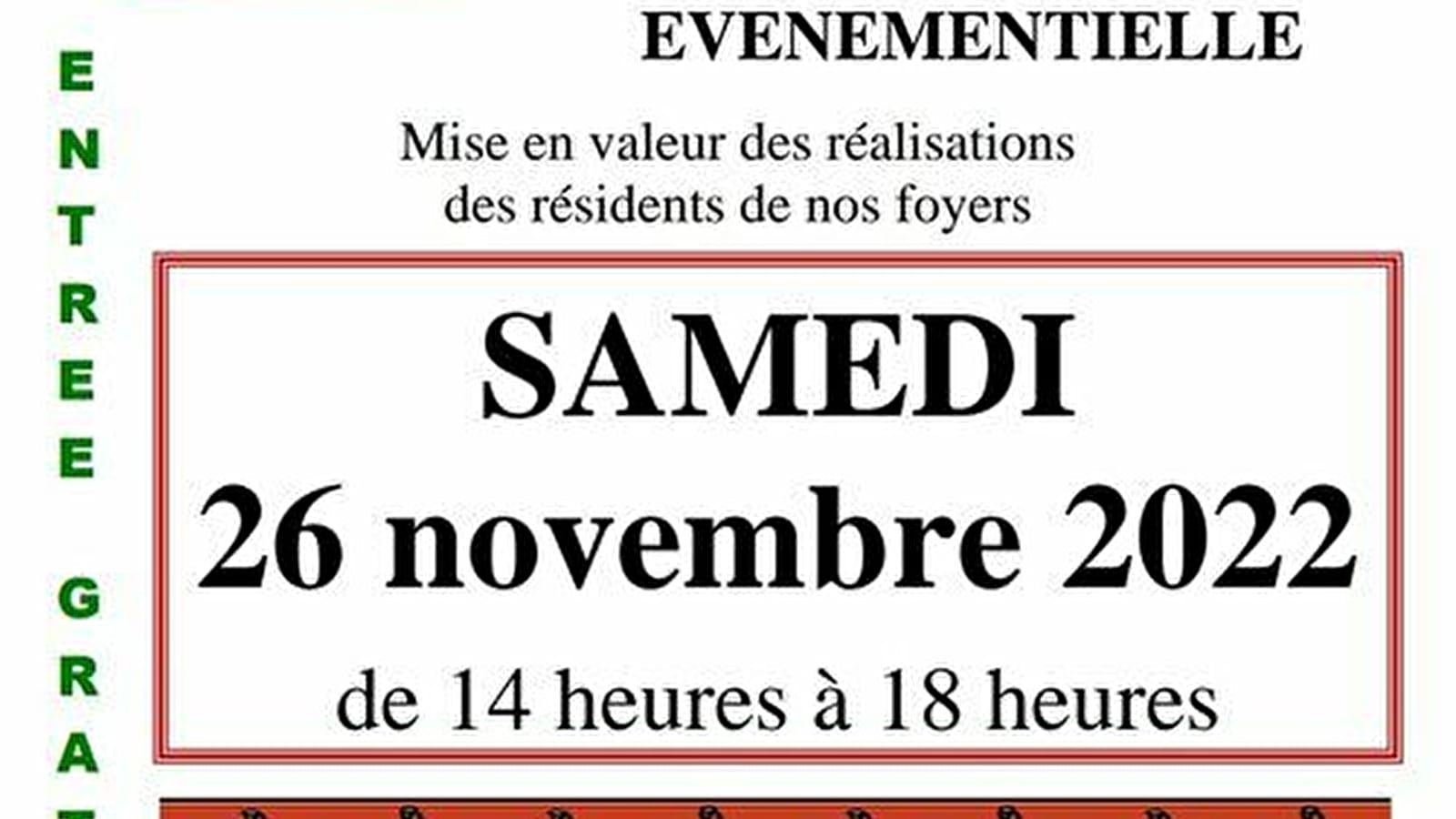 Marché de Noël au profit ADAPEI
