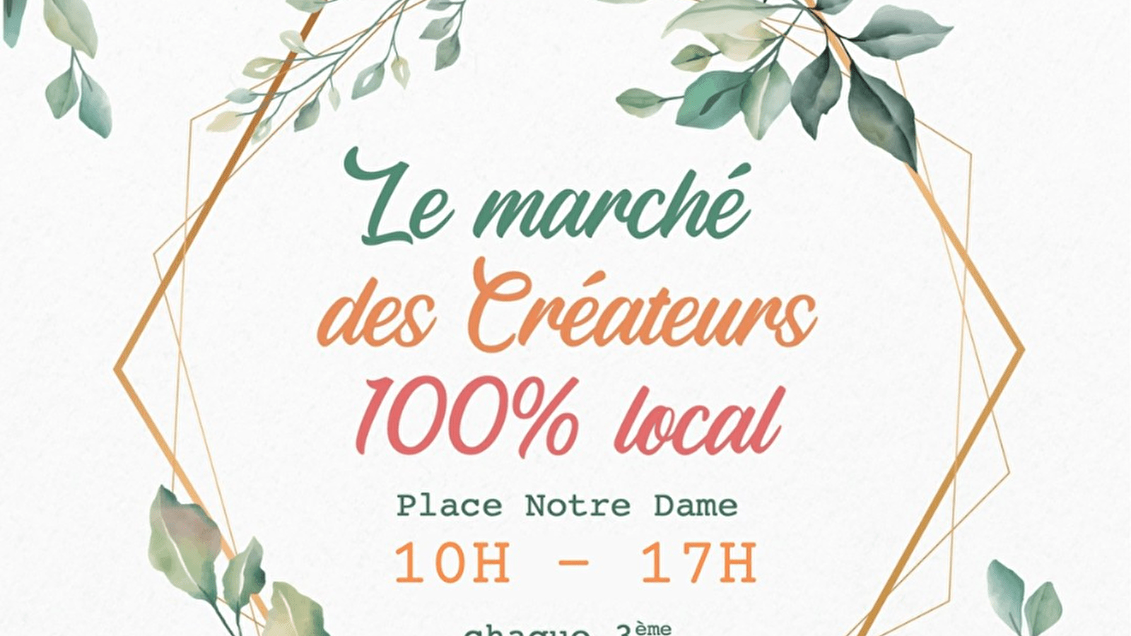 Marché des créateurs 100% local