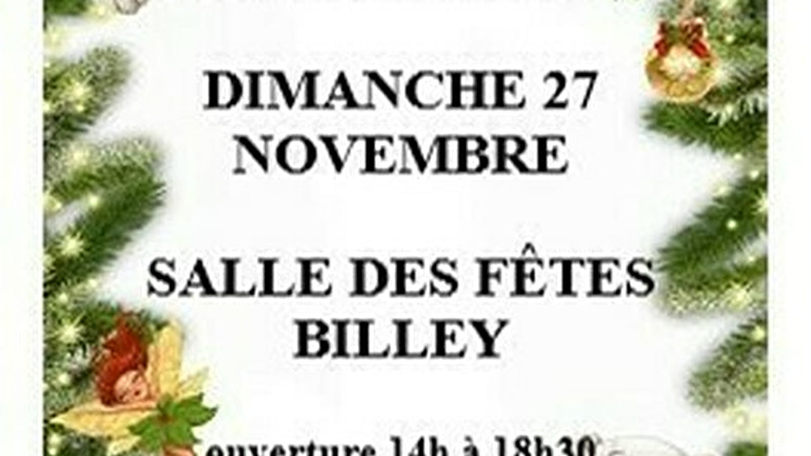 Marché de Noël de Billey