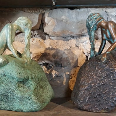 Exposition vente sculptures Régine Caudwell    sur RV et cours modelage