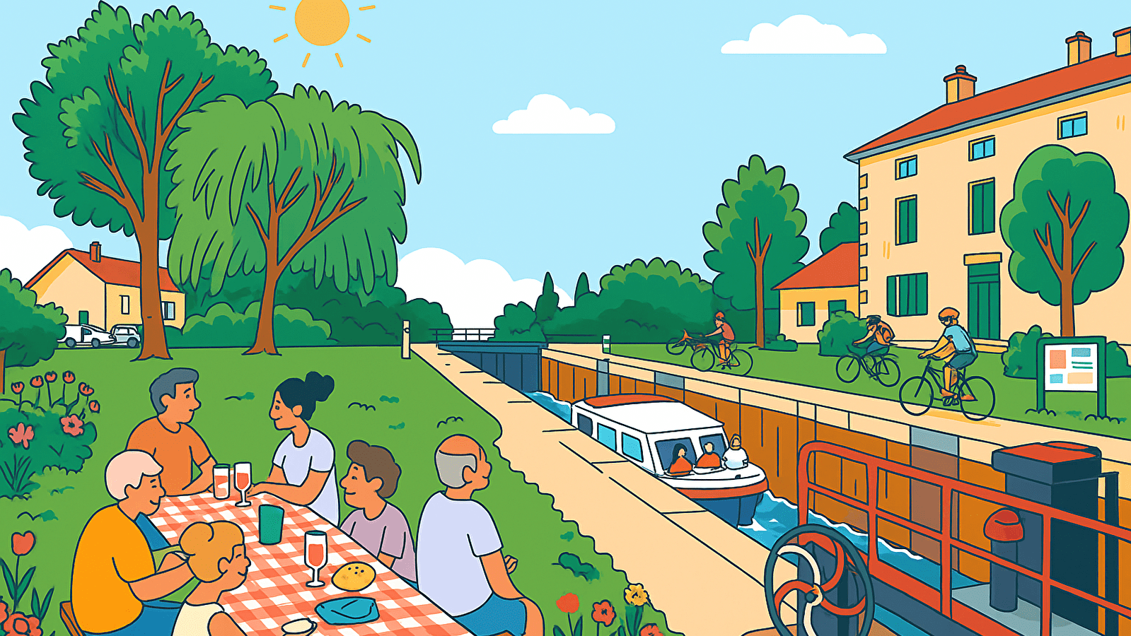 Fantastic Friture sur le Canal de Bourgogne