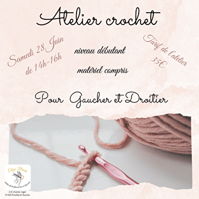 Atelier crochet débutant- Pouilly en Auxois